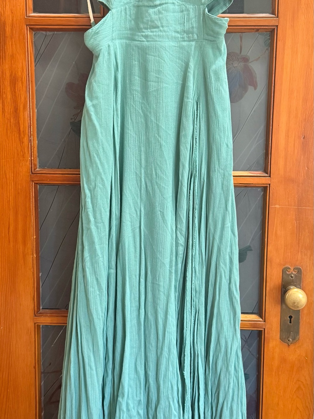 Free People Mint Green Backless Maxi Dress